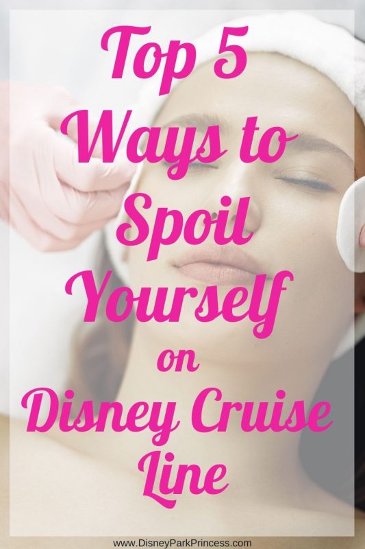 Disney Cruise is the perfect family vacation. But did you know it is also the perfect luxury vacation? Learn our Top 5 Favorite Ways to Spoil Yourself on Disney Cruise Line! #disneycruise #dcl #luxurytravel #familytravel #vip #suitelife #cruising #disneycruisetips