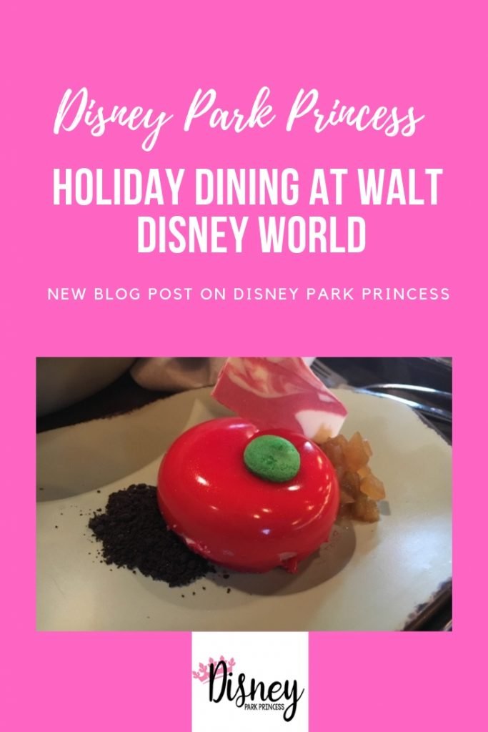 Holiday Dining at Walt Disney World 