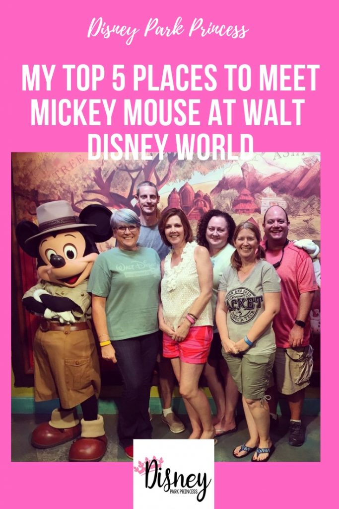 Top 5 Places to meet Mickey Mouse at Walt Disney World