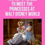 Learn where to meet the Disney Princesses at Walt Disney World (without having to go to Cinderella's Royal Table!) #disneyworld #waltdisneyworld #characterdining #princess