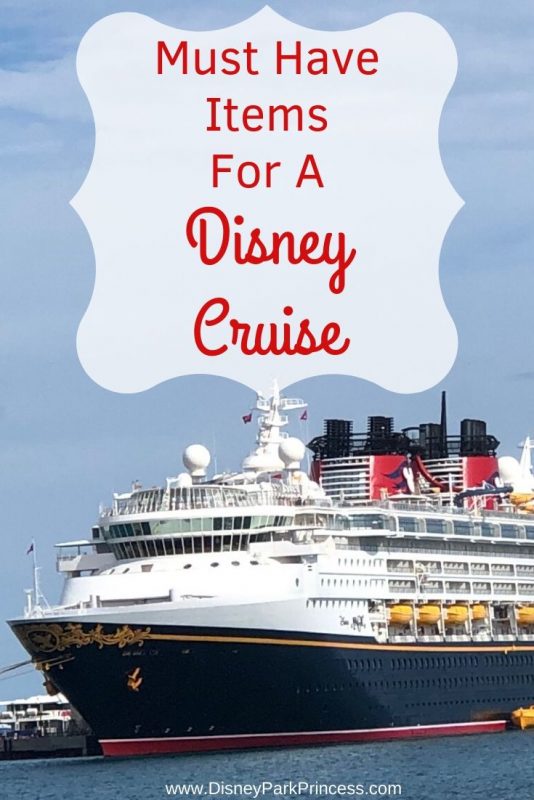 Planning a Disney Cruise? These are our Must Have Items that we cannot be without onboard! #dcl #disneycruise #disneycruisetips #disneycruisehacks 