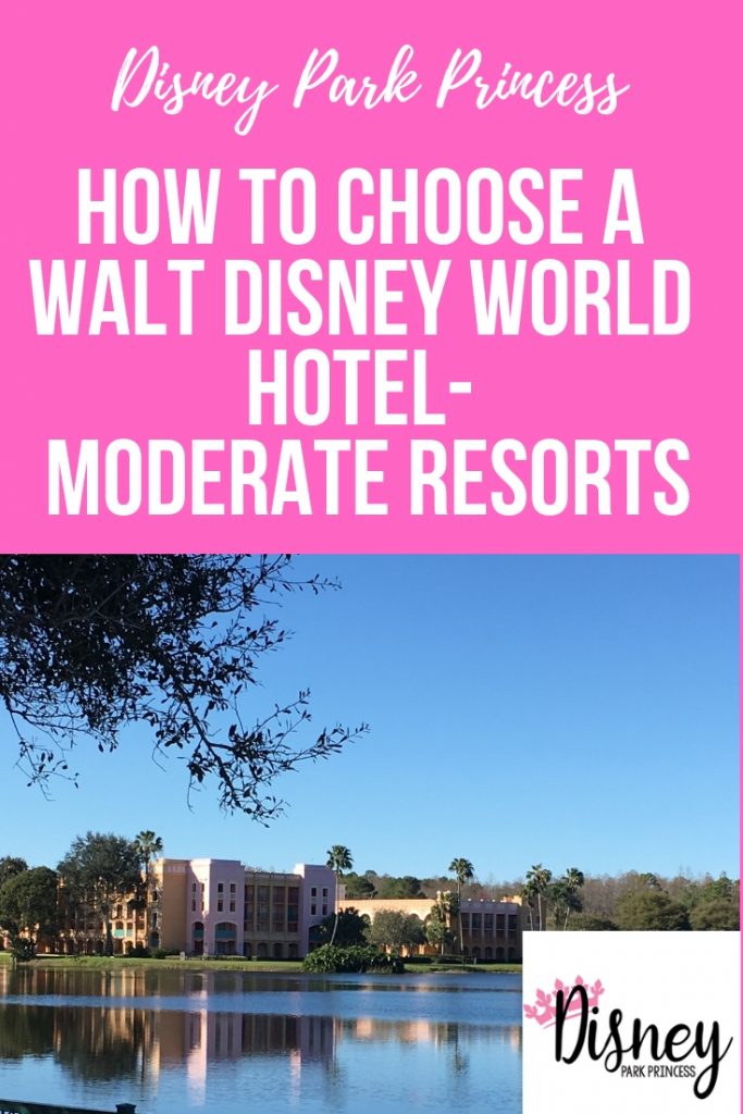 How to Choose a Walt Disney World Hotel - Moderate Resorts #disneyworld #waltdisneyworld #disneyresorts