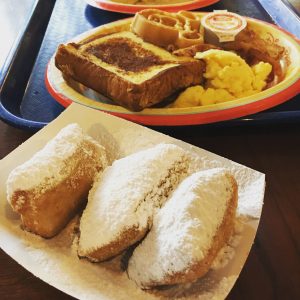 Walt Disney World Port Orleans French Quarter Food Court Beignets