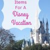 Must Have Items from Amazon for your Disney vacation! See what we make sure to pack for our Disney trips and where to find them. #wdw #disneyworld #musthave #amazonaffiliate #disneyland