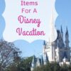 Must Have Items from Amazon for your Disney vacation! See what we make sure to pack for our Disney trips and where to find them. #wdw #disneyworld #musthave #amazonaffiliate #disneyland