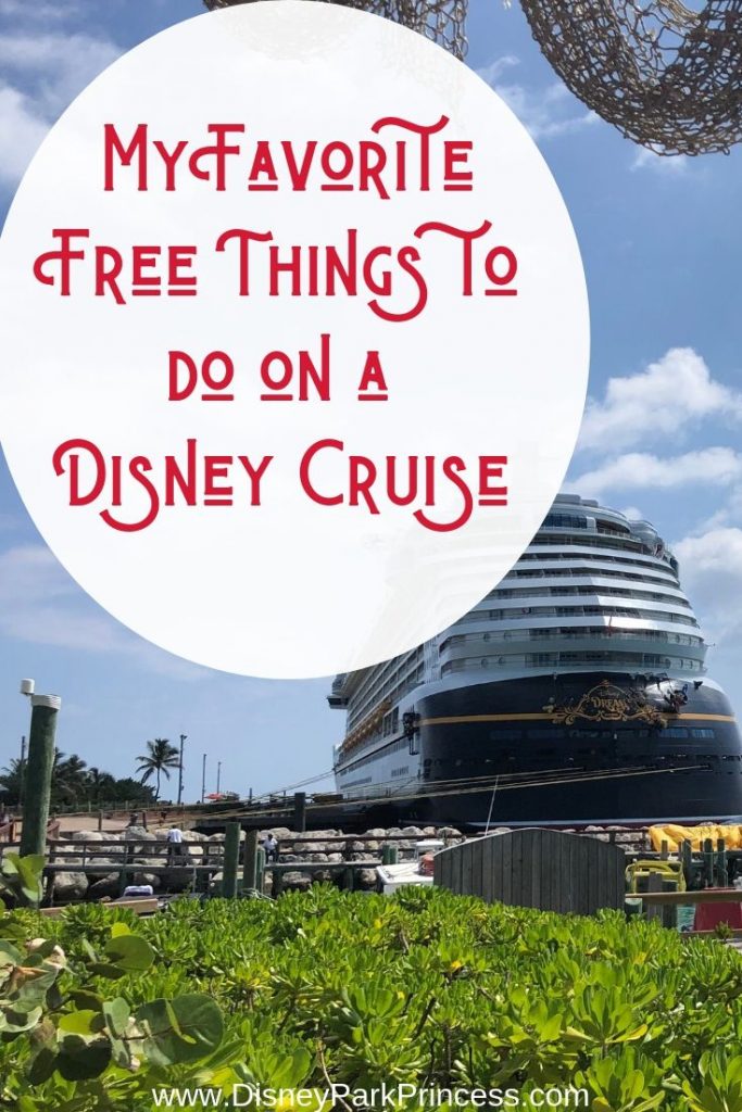 favorite free things to do on Disney Cruise