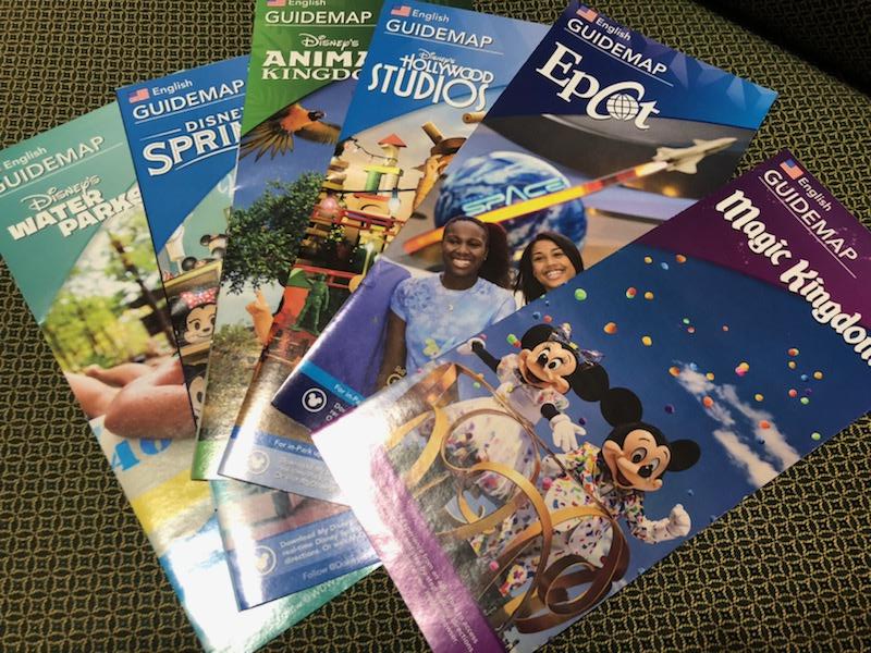 Walt Disney World Park Maps for First Visit