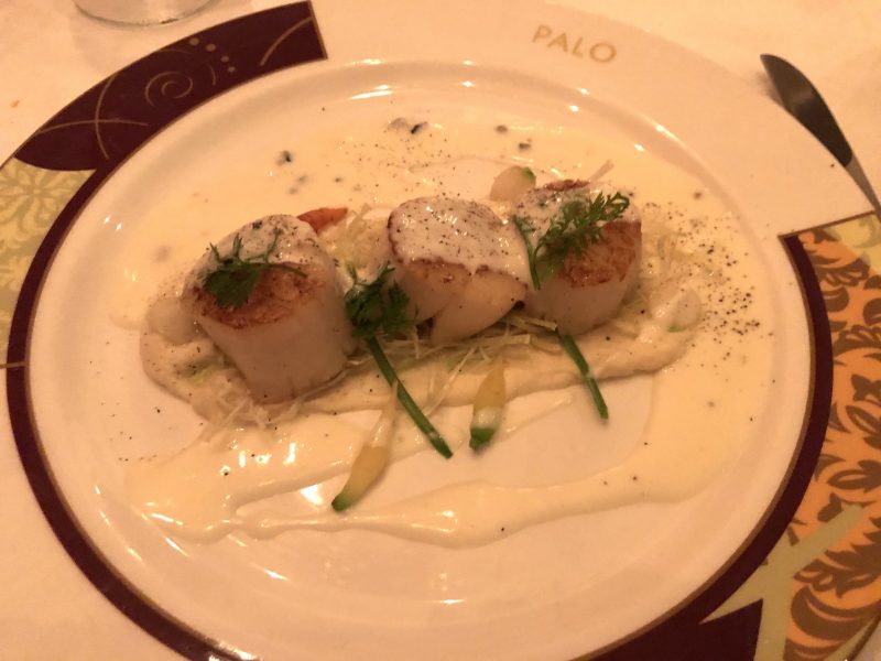 Palo Scallops premium activities disney cruise line