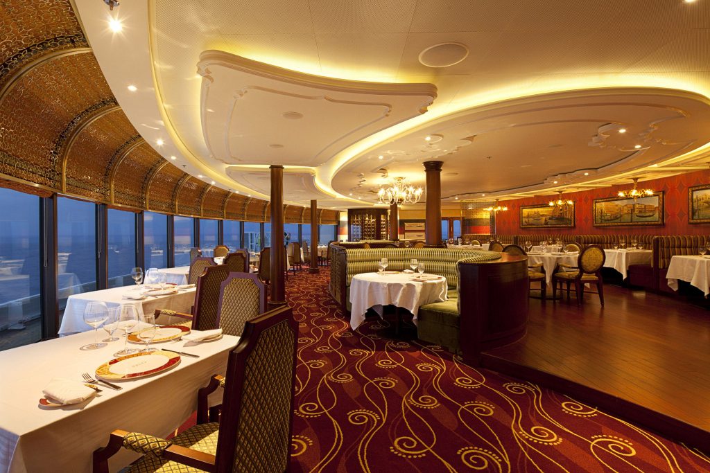 Palo Disney Cruise Line Adult Exclusive Restaurant