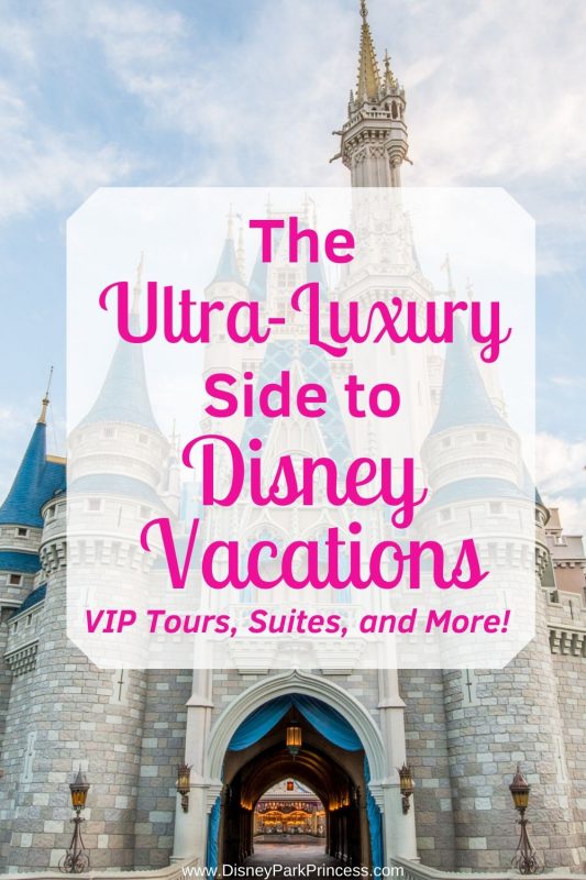 If you love luxury travel, you can easily find it on Disney trips. Both Walt Disney World & Disneyland feature ultra-luxury accommodations and activities! #luxurytravel #waltdisneyworld #disneyland #wdw #disney #travel #vip