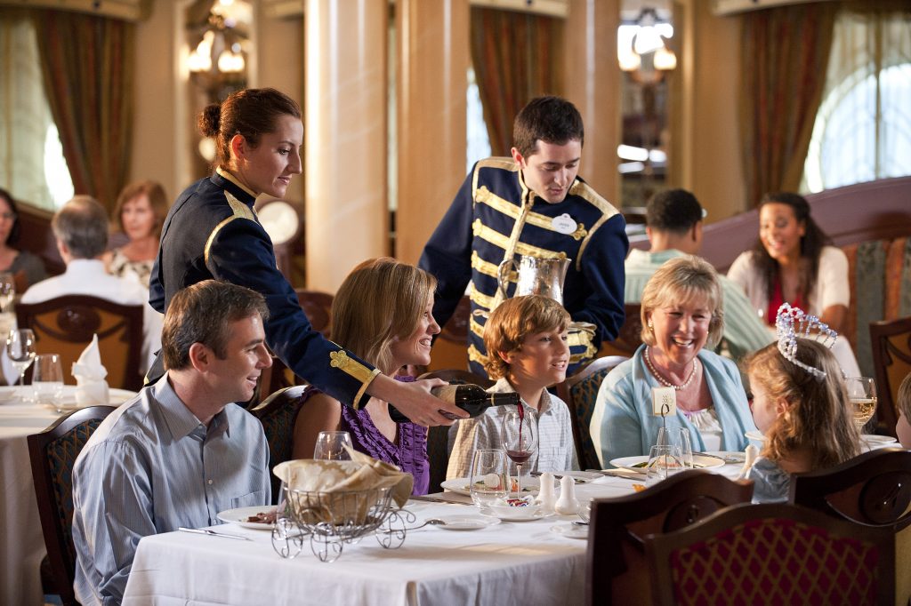 Disney Cruise Line Royal Palace Dining Room Photo courtesy of Disney rotational dining