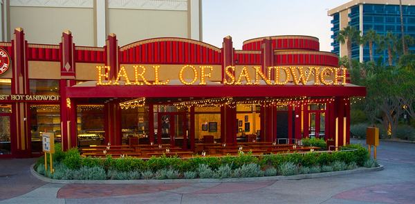 Quick Service Restaurant Disneyland Earl of Sandwich