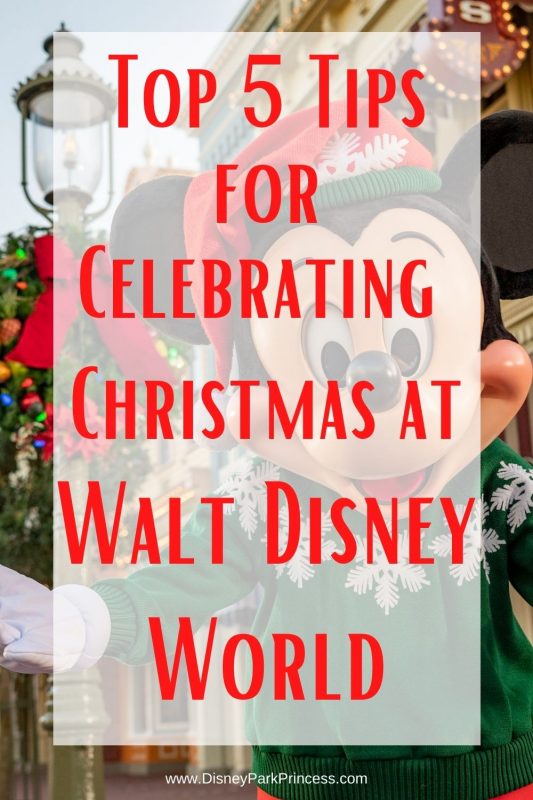 The week between Christmas and New Year's Eve is the busiest week of the year at Walt Disney World. But it can also be the most magical! Learn our Top 5 Tips for making the most of your vacation during this week. #disneyworld #waltdisneyworld #holiday #christmas #disneyholidays #travel #holidaytravel