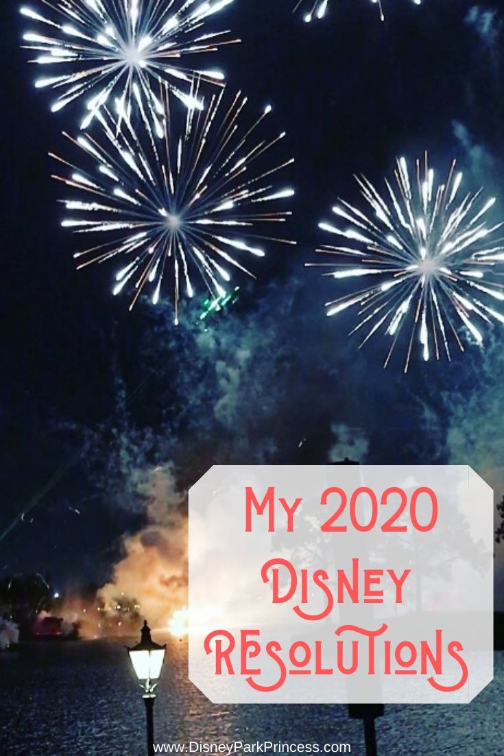 I rarely make New Years Resolutions, but I'm making an exception when it comes to Disney! Here are my Disney Resolutions for 2020 #disney #resolutions #newyear