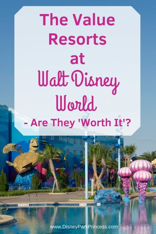 The Value Resorts at Walt Disney World are an attractive choice for families. But are they worth the price? Find out! #waltdisneyworld #disneyvalueresorts #worthit #familytravel 
