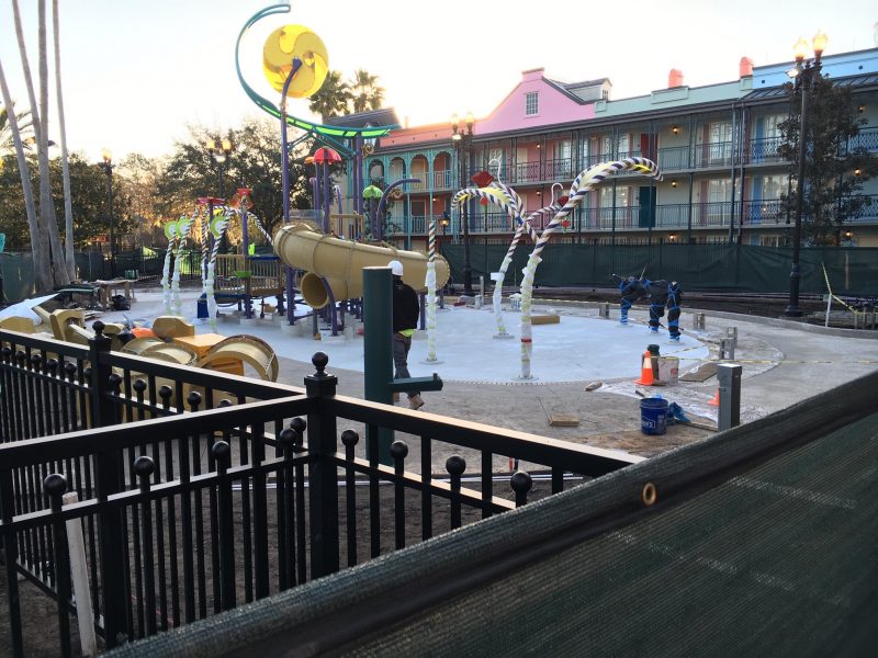 Walt Disney World Port Orleans French Quarter Splash Play Area