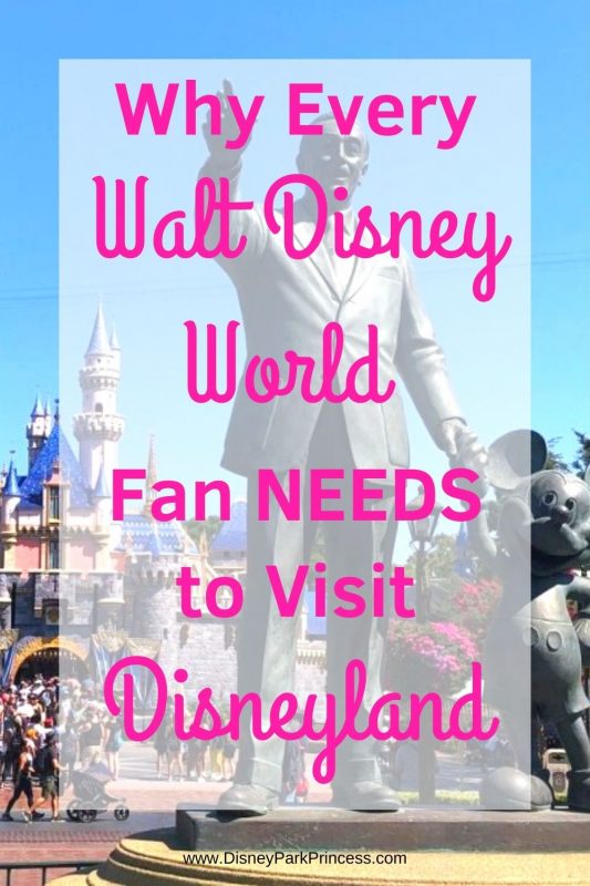 Even die-hard Walt Disney World fans should visit Disneyland at least once. Learn why we think Disneyland should be a must-do for ANY Disney fan! #disneyland #waltdisneyworld #waltdisney #anaheim #california #disneytips