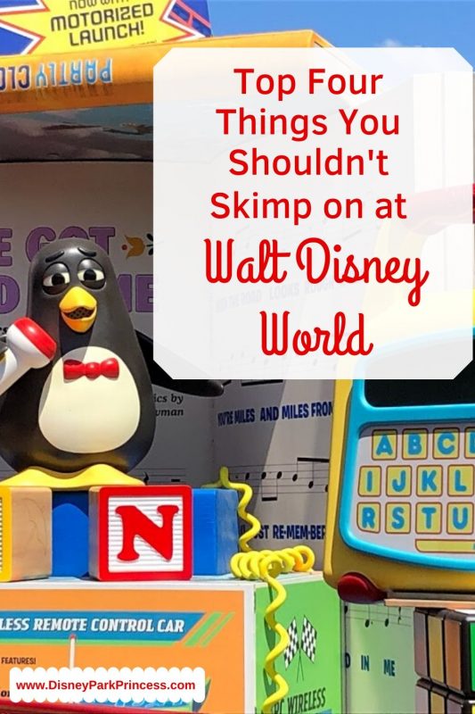 Walt Disney World vacations can be expensive. Here are our Top 4 things you absolutely should NOT skimp on! They are worth the money. #waltdisneyworld #worthit #parkhopper #disneydiningplan #disneyworld #wdw