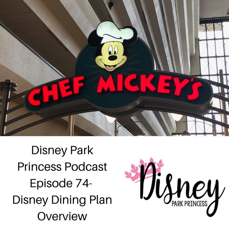 Disney Dining Plan Overview Podcast