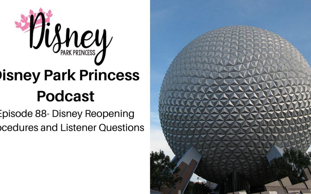Disney Park Princess Podcast Episode 88 Disney Reopening