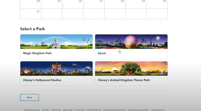 Park Pass My Disney Experience