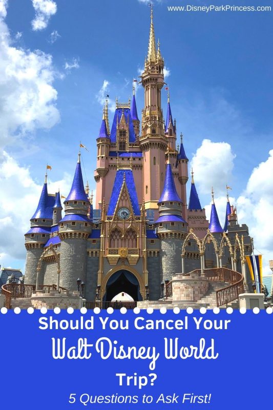 Walt Disney World is open - hooray! But wait.. we are still in the middle of a pandemic! Should you plan a trip to Walt Disney World right now? Ask yourself these 5 questions first! #waltdisneyworld #disneyworld #pandemic #disneyadvice #disneytips