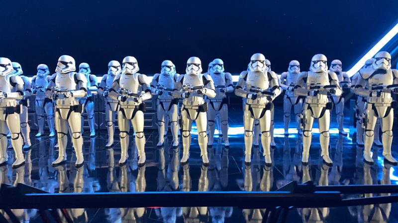 rise of the resistance storm troopers walt disney world hollywood studios