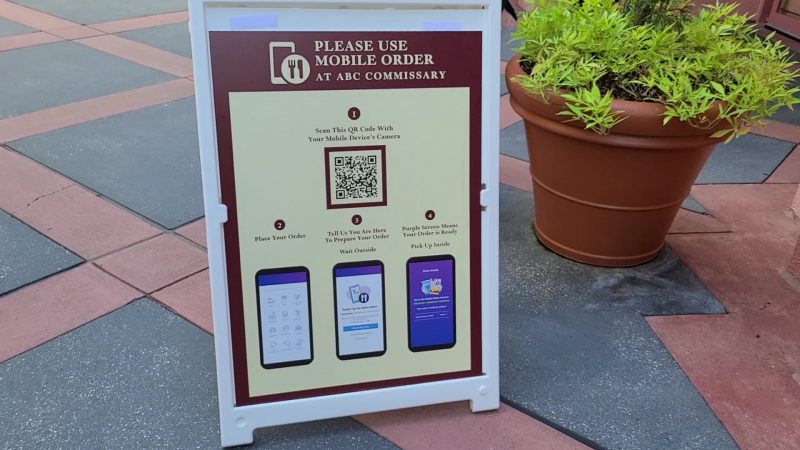 mobile order signage