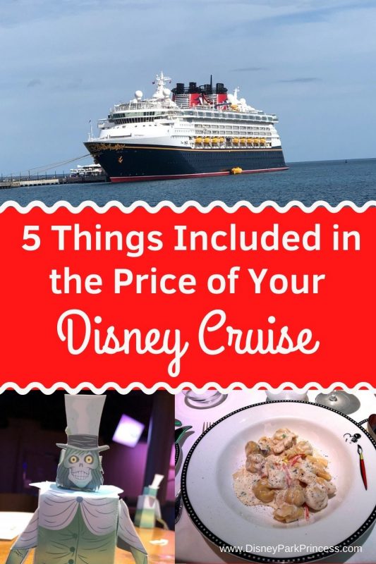 Let's face it- Disney Cruises are not inexpensive! There is much more included in the cost of your cruise than is not included; here are some of the best included (free) things onboard. #disneycruiseline #travel #disney #dcl
