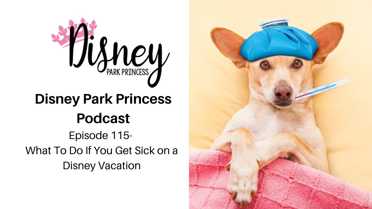 Episode 115- What To Do If You Get Sick on a Disney Vacation