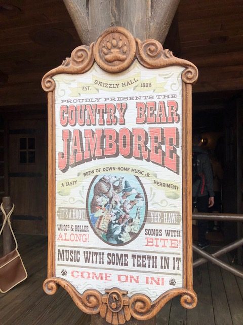 country bear jamboree magic kingdom attractions walt disney world