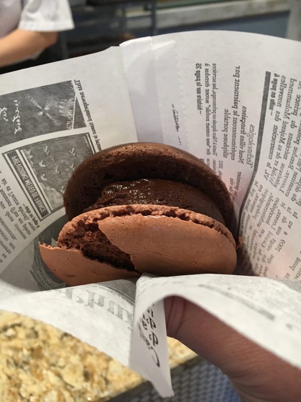 Epcot Favorite Things to Eat Macaron Ice Cream Sandwich 