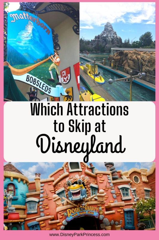 With so many attractions at Disneyland to choose from, you can't do them all! Find out which attractions I skip at Disneyland