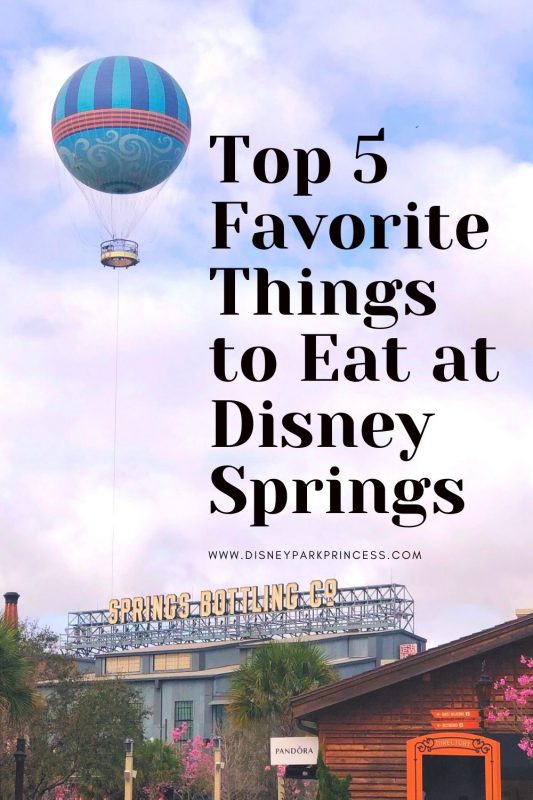 Top 5 Favorite Things to Eat Disney Springs 