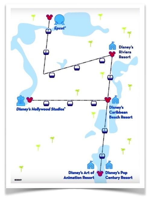 Skyliner Map