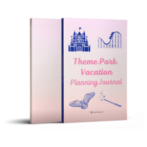 Theme Park Vacation Planning Journal Sara