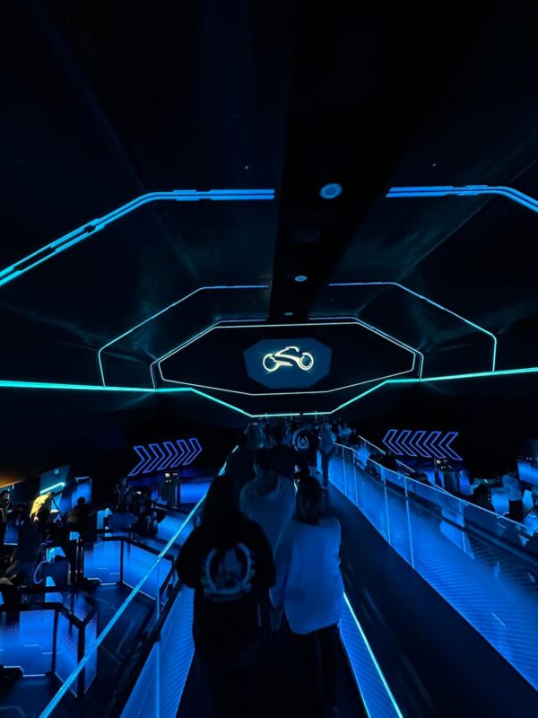 TRON Lightcycle Interior Magic Kingdom Walt Disney World