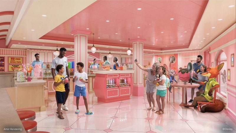 Disney Cruise Line Treasure Jumbeaux Cafe Ice Cream